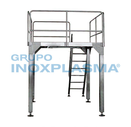 Plataforma de inox